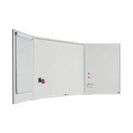 Armoire acier émaillé mat/blanc cadre blanc - Smit Visual