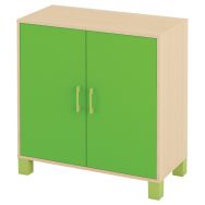 Armoire basse Confetti avec pieds 2 portes