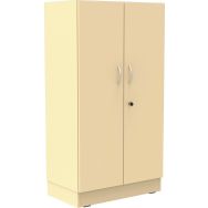 Armoire basse Octet portes battantes socle panneau - Manutan Expert