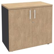 Armoire basse Urbano corps carbonne - Simmob