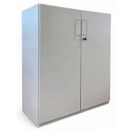 Armoire basse reconditionnée - Portes battantes - Steelcase