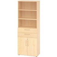 Armoire combinée avec portes battantes et tiroirs - Hammerbacher