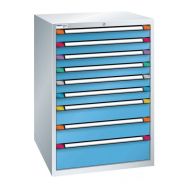 Armoire d'atelier 9 tiroirs TM Classic Hauteur 120 cm - Thurmetall