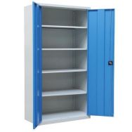 Armoire d'atelier métallique - 195x95x50 cm