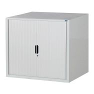Armoire d'atelier portes à rideaux haute basse - Sofame