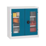 Armoire d'atelier à vitrine - Hauteur 100 cm