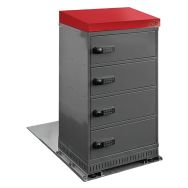 Armoire de recharge batterie Lithium extérieur 4 compartiments-Trionyx