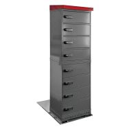 Armoire de recharge batterie Lithium extérieur 8 compartiments-Trionyx