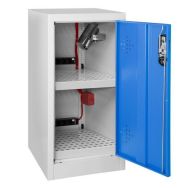 Armoire sécurité bleue stockage batteries lithium-Tout équipée-Trionyx