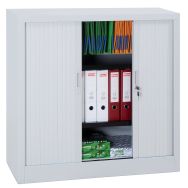 Armoire démontable à rideau - h1000 x l1000 gris