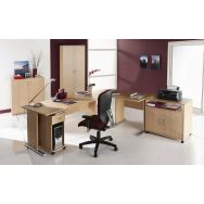 Armoire haute 2 portes Alpha 90 x 180 Hêtre