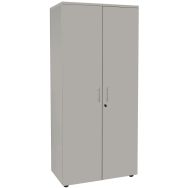Armoire haute 2 portes battantes 180 cm Linéo - Simmob