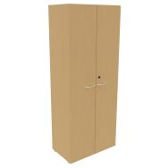 Armoire haute bois 2 portes battantes - Buronomic