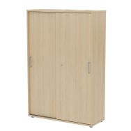 Armoire haute portes coulissantes L 120 cm serrure à clé