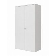 Armoire haute reconditionnée – À étagères blanches – Knoll
