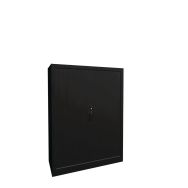 Armoire métal Classique 100 x 135 cm rideaux PVC coloris Anthracite