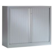 Armoire métal Luxe l.120 cm rideaux préhension hauteur totale - Vinco