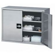 Armoire murale en inox - 2 portes