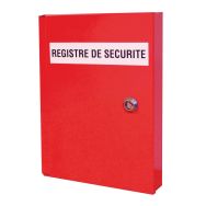 Armoire pour registre de sécurité rouge - CORDIA