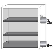 Armoire sécurité S-CLASSIC-90 S90.129.120 Gris clair