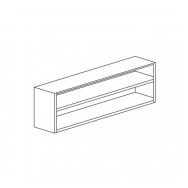 Armoire suspendue ouverte avec 1 étagère- ASSP1666/1