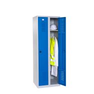 Armoire vestiaire indépendante industrie propre 2 cases