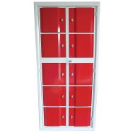 Armoire visitable Omega sans pieds 2 colonnes - Manutan Expert