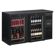 Arrière bar 3 portes battantes vitrées - 536L- EUROBAR-3PV
