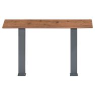 Assis debout CANCALE 1.20 m effet lames bois/métal - Buton Design
