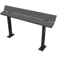 Assis debout Elégance 150x22x84 cm gris - pieds laqués anthracite 7016