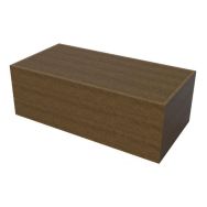Assise modulable Cube 120 x 60 cm plastique recyclé - Espace Urbain