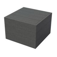 Assise modulable Cube 60 x 60 cm plastique recyclé - Espace Urbain