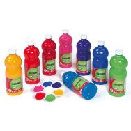 Assortiment 8 flacons 1 litre gouache lot n° 2 lefranc & bourgeois