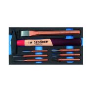Assortiment de burins dans le module Check-Tool