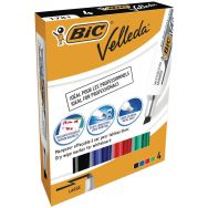 Assortiment de marqueur Velleda - Lg trait :3,4/5,7mm - 4 coloris
