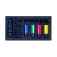 Assortiment de tournevis 1/2'' dans le module Check-Tool