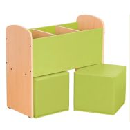 Bac à livres poufs Basik 74 x 34 x 69 cm