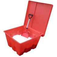 Bac à sel ou sable - 100 L - Rouge