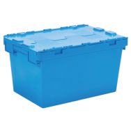 Bac avec couvercle double rabat - Longueur 605 mm