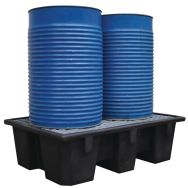 Bac de rétention PE recyclé 240L - Manutan Expert