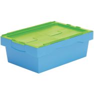 Bac de transport à code couleur - Longueur 600 mm - 38 à 55 L