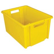 Bac emboîtable et gerbable NovaBacs - Capacité 10 L, Coloris : Jaune