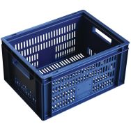 Bac gerbable 10 L parois ajourées fond ajouré 400x300x214