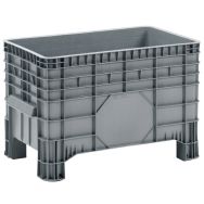 Bac gerbable sans roulettes 300 L parois pleines
