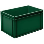 Bac norme Europe - Plein - Vert recyclé - 60L