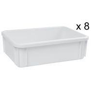 Bac plastique - Longueur 300 à 400 mm - 5 et 10L - Vepabins