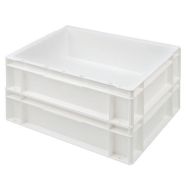 Bac plein gerbable 400x300x118 mm Allibert 10 L Blanc