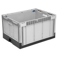 Bac rabattable 186 litres 800x600x465 mm avec parois