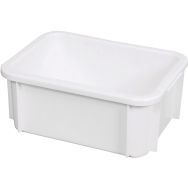 Bac rectangulaire gerbable - Longueur 400 mm - 12 à 15 L - Gilac