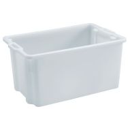 Bac rectangulaire gerbable emboîtable -  50L à 90L - Manutan Expert